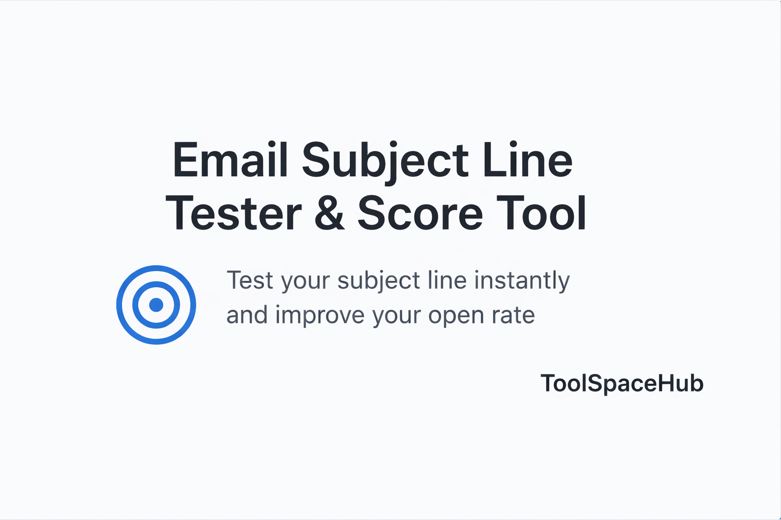 Mailtester Score Email Subject Line Tester & Score Tool | ToolSpaceHub